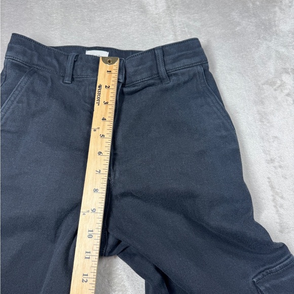 Aritzia Wilfred Free Modern High Rise Cargo Button Fly Black Pants Size 2 - Picture 11 of 16